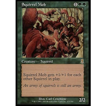 Magic the Gathering Odyssey CHINESE Single Squirrel Mob - NEAR MINT (NM)