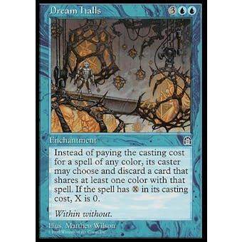 Magic the Gathering Stronghold Single Dream Halls - MODERATE PLAY (MP)