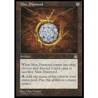 Magic the Gathering Stronghold Single Mox Diamond - Damaged