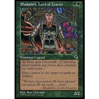 Magic the Gathering Tempest FRENCH Single Eladamri, Lord of Leaves - NEAR MINT (NM)