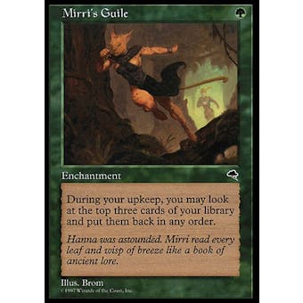 Magic the Gathering Tempest Single Mirri's Guile - MODERATE PLAY (MP)