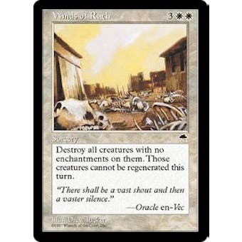 Magic the Gathering Tempest Single Winds of Rath - MODERATELY PLAYED (MP)