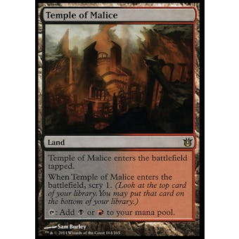 Magic the Gathering Born of the Gods Single Temple of Malice - SLIGHT PLAY (SP)