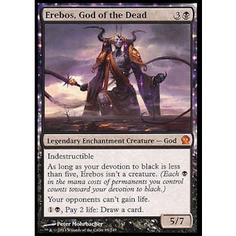 Magic the Gathering Theros Single Erebos, God of the Dead - SLIGHT PLAY (SP)