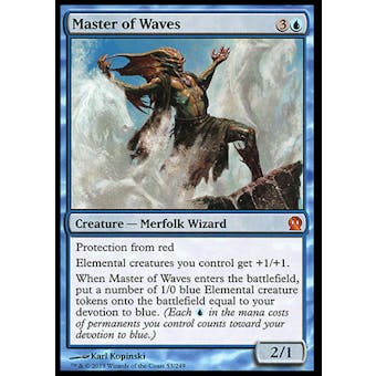 Magic the Gathering Theros Single Master of Waves - SLIGHT PLAY (SP)