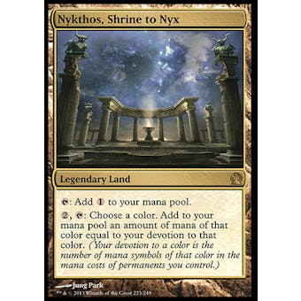 Magic the Gathering Theros Single Nykthos, Shrine to Nyx - MODERATE PLAY (MP)