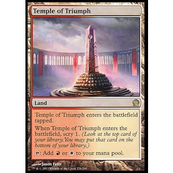 Magic the Gathering Theros Single Temple of Triumph FOIL - SLIGHT PLAY (SP)