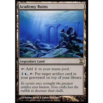 Magic the Gathering Time Spiral Single Academy Ruins FOIL - SLIGHT PLAY (SP)