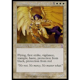 Magic the Gathering Time Spiral JAPANESE Single Akroma, Angel of Wrath - NEAR MINT (NM)
