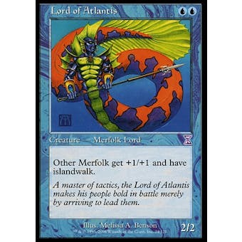 Magic the Gathering Time Spiral Single Lord of Atlantis FOIL - SLIGHT PLAY (SP)