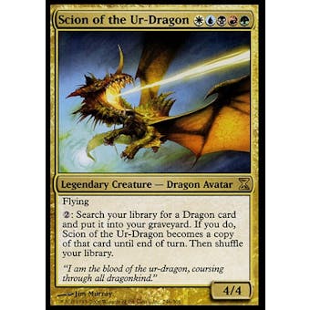 Magic the Gathering Time Spiral Single Scion of the Ur-Dragon - SLIGHT PLAY (SP)