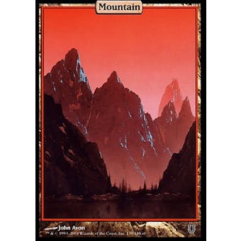 Magic the Gathering Unhinged Single Basic Mountain FOIL - SLIGHT PLAY (SP)