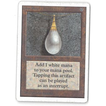 Magic the Gathering Unlimited Single Mox Pearl - SLIGHT / MODERATE PLAY (SP/MP)