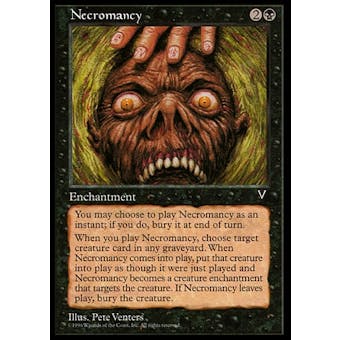 Magic the Gathering Visions Single Necromancy - MODERATELY PLAYED (MP)
