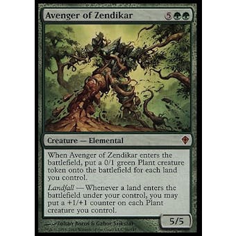 Magic the Gathering Worldwake Single Avenger of Zendikar - MODERATE PLAY (MP)