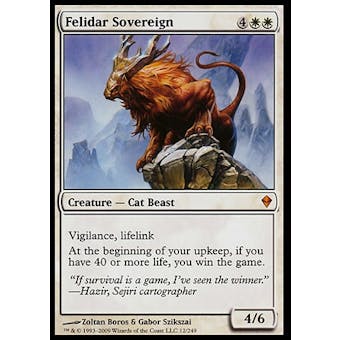 Magic the Gathering Zendikar Single Felidar Sovereign - SLIGHT PLAY (SP)
