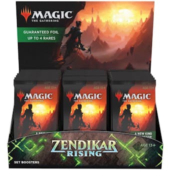 Magic the Gathering Zendikar Rising Set Booster 6-Box Case