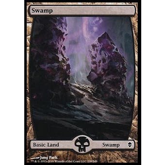 Magic the Gathering Zendikar Single Swamp (#239) FOIL - NEAR MINT (NM)