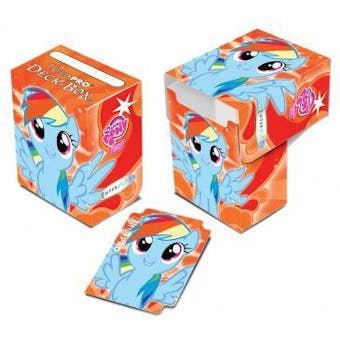 Ultra Pro My Little Pony Rainbow Dash Orange Full View Deck Box (Case of 60)