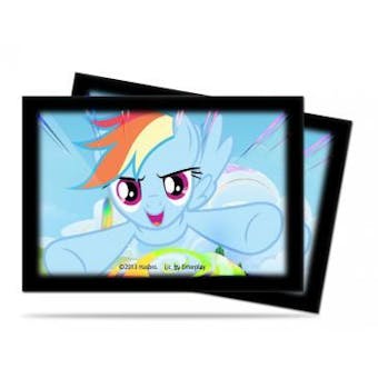 CLOSEOUT - ULTRA PRO MY LITTLE PONY RAINBOW DASH SMALL 60 COUNT DECK PROTECTORS