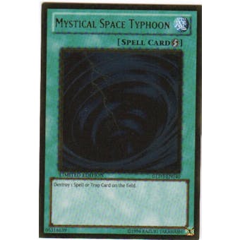 Yu-Gi-Oh Gold Series 3 Single Mystical Space Typhoon (GLD3-EN040) - MODERATE PLAY (MP)