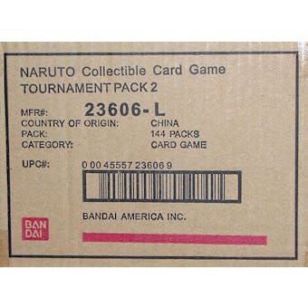Naruto Tournament Packs Series 2 Booster 6-Box Case (Bandai)