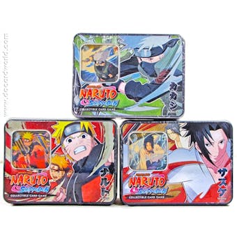 Naruto Unbound Power Tins - Set of 3 (Bandai)