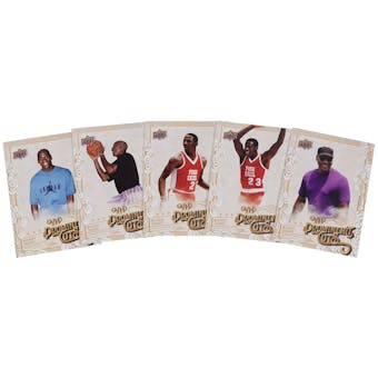 2023 Upper Deck National Sports Convention VIP Michael Jordan Prominent Cuts Set (5 Cards)