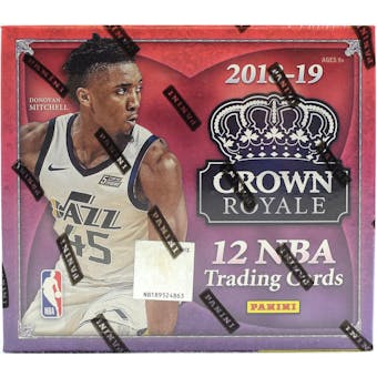 2018/19 Panini Crown Royale Basketball Hobby Box