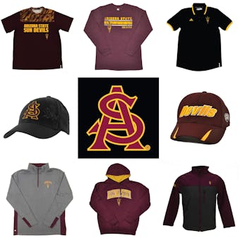 Arizona State Sun Devils Officially Licensed NCAA Apparel Liquidation - 250+ Items, $12,400+ SRP!