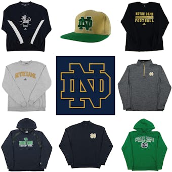 Notre Dame Fighting Irish Officially Licensed NCAA Apparel Liquidation - 2,920+ Items, $91,200+ SRP!