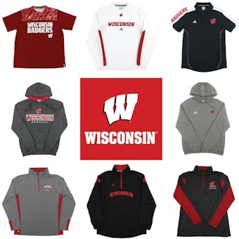 Wisconsin Badgers Officially Licensed NCAA Apparel Liquidation - 620+ Items, $25,200+ SRP!