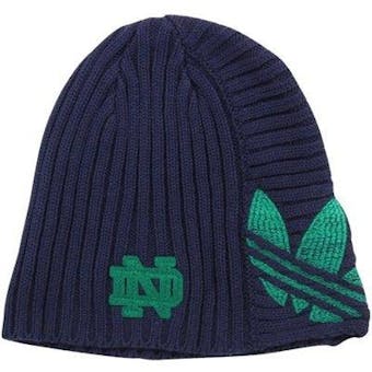 Notre Dame Fighting Irish Adidas Originals Navy Team Cuffless Knit Hat (Adult One Size)