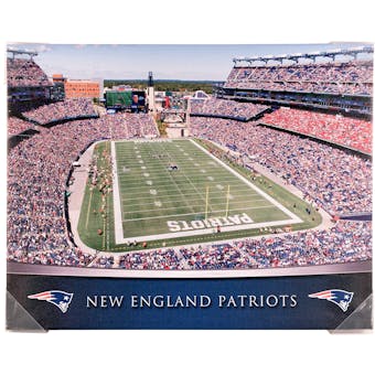 New England Patriots Artissimo Gradient Gillette Stadium 22x28 Canvas