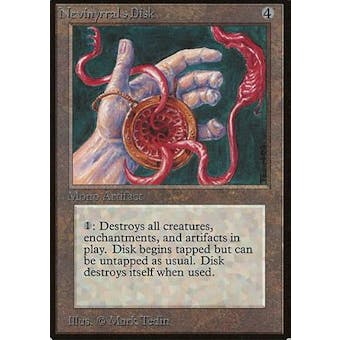 Magic the Gathering Beta Single Nevinyrral's Disk - MODERATE PLAY (MP)