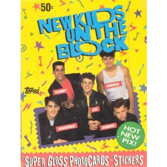 New Kids on the Block Wax Box (1989 Topps)