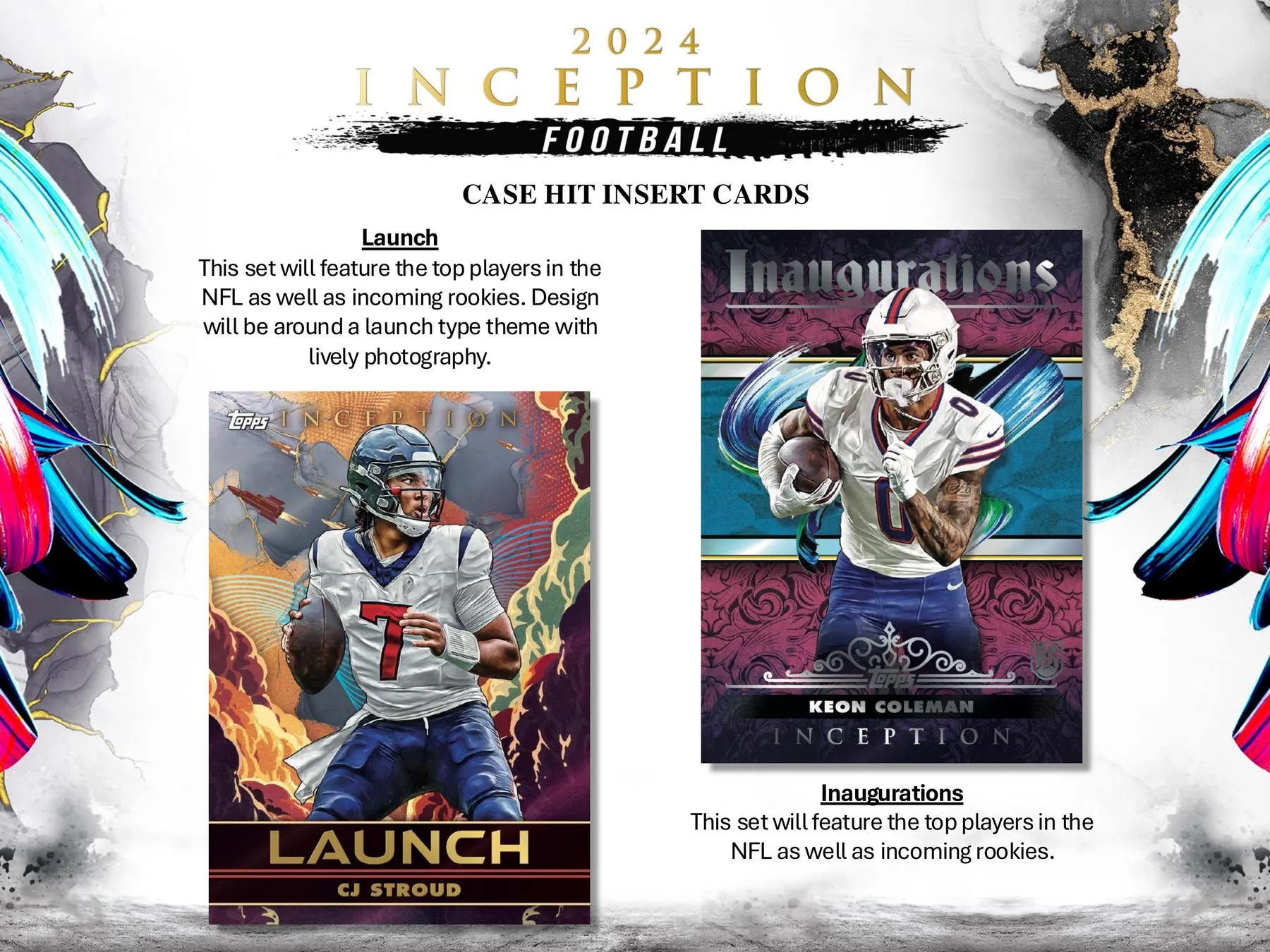 Topps Inception Inception Insert 2024 Topps Inception Football Hobby Box | DA Card World
