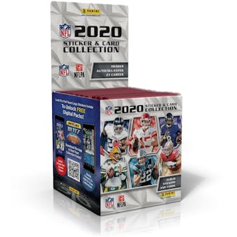 2020 Panini NFL Football Sticker Collection Box
