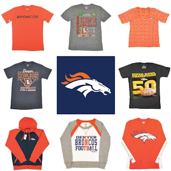 Denver Broncos Officially Licensed NFL Apparel Liquidation - 900+ Items, $38,000+ SRP!