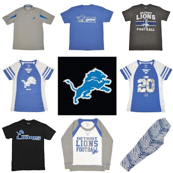 Detroit Lions Officially Licensed NFL Apparel Liquidation - 440+ Items, $22,800+ SRP!