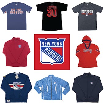 New York Rangers Officially Licensed NHL Apparel Liquidation - 2,060+ Items, $77,000+ SRP!