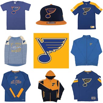 St. Louis Blues Officially Licensed NHL Apparel Liquidation - 610+ Items, $30,000+ SRP!