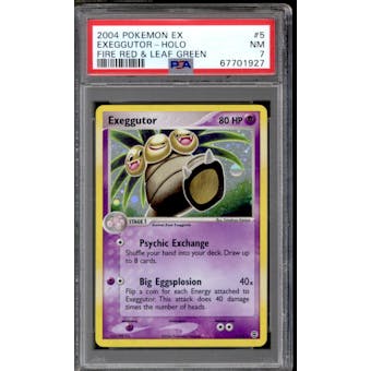Pokemon EX FireRed & LeafGreen FRLG Exeggutor 5/112 PSA 7