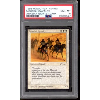 Magic the Gathering Arabian Nights (Dark) Moorish Cavalry PSA 8