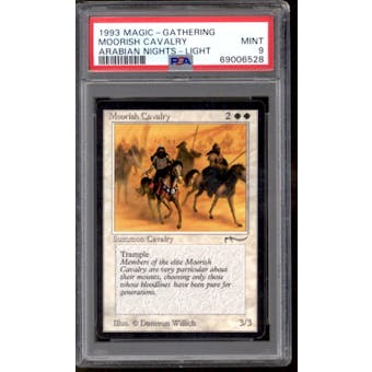 Magic the Gathering Arabian Nights (Light) Moorish Cavalry PSA 9 *528