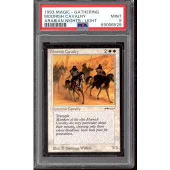 Magic the Gathering Arabian Nights (Light) Moorish Cavalry PSA 9 *529