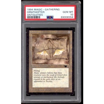 Magic the Gathering Antiquities Ornithopter PSA 10 GEM MINT *554