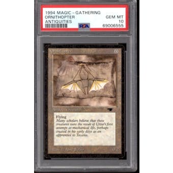 Magic the Gathering Antiquities Ornithopter PSA 10 GEM MINT *555
