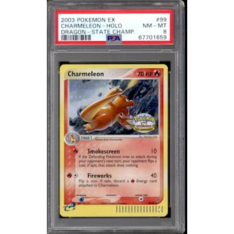 Pokemon State Championship Promo Charmeleon 99/97 PSA 8