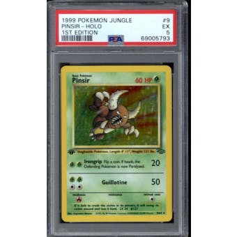 Pokemon Jungle 1st Edition Pinsir 9/64 PSA 5